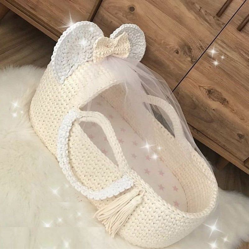 婴儿篮子手提篮新生的儿出院外出便携式安全车载可平躺睡床睡篮