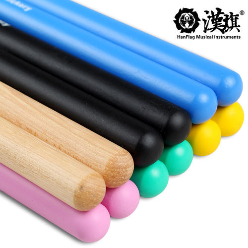 HUN汉旗架子鼓棒汉牌实木打鼓槌5a专业儿童彩色鼓锤7a专用爵士鼓