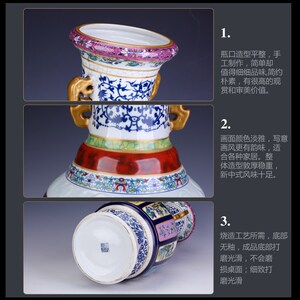 景德镇陶瓷器摆件瓷王客厅仿古中式家居饰品古典古董花瓶中国风