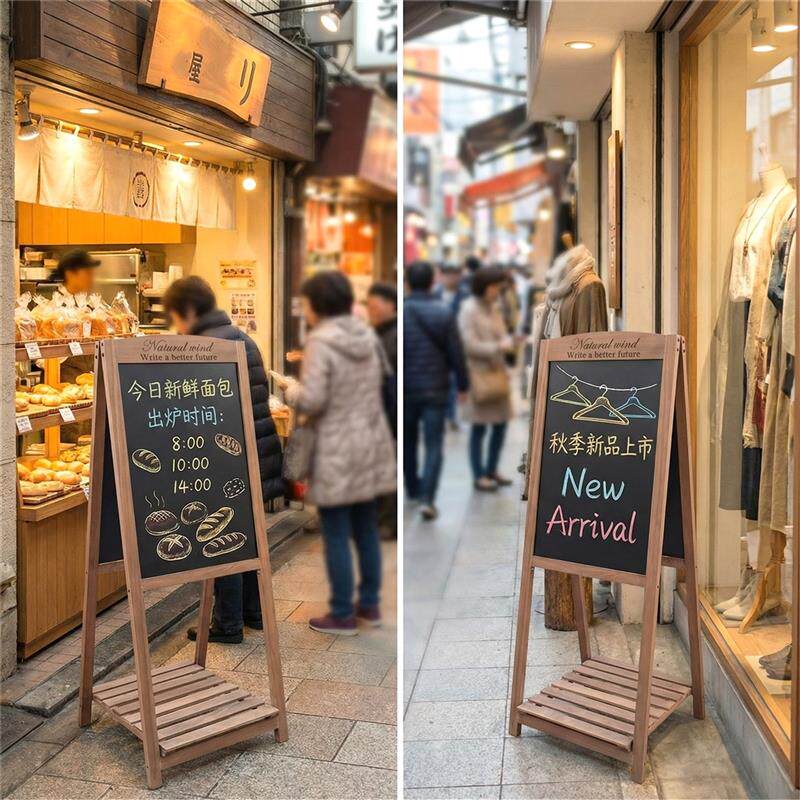 落地支架式摆摊小黑板展示牌手写菜单价格广告牌餐饮店铺门口招牌