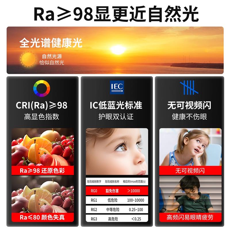 全光谱护眼led吸顶灯超亮主卧室房间卫生间出租房包安装2025新款图片