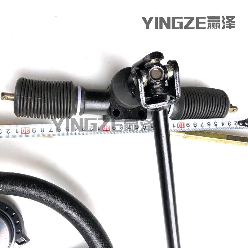 自制四轮电动车沙滩车卡丁车32-42CM铝方向机方向盘转向1.5-2.5圈