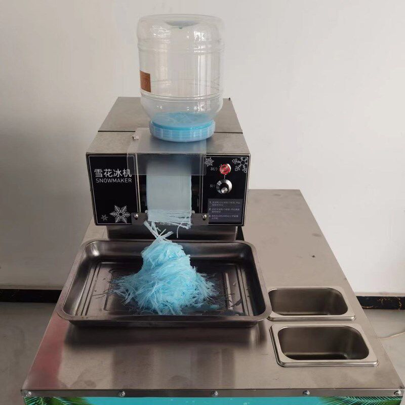 韩式雪花冰机商用全自动绵绵冰机器摆摊雪冰机网红甜品刨冰制冰机