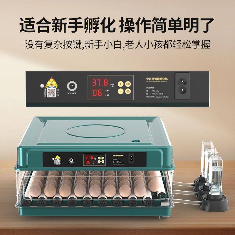 全自动孵化器孵化机小型家用智能孵蛋器节能恒温鸡鸭鹅种蛋孵化箱