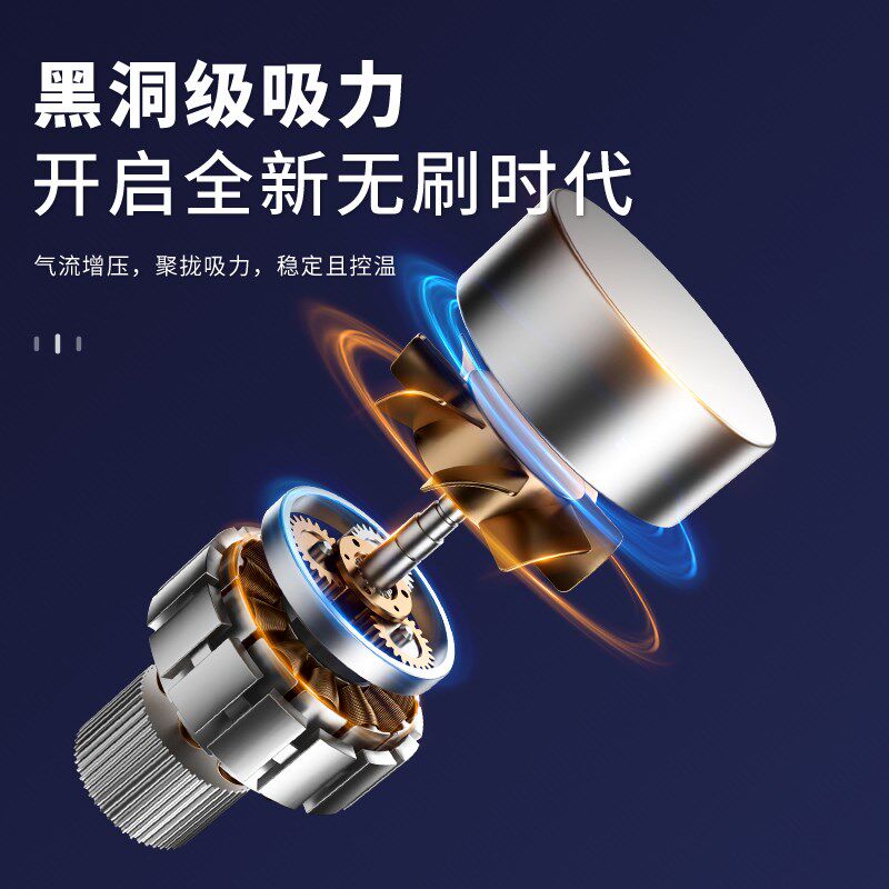 2024新款车载吸尘器超强吸力汽车内饰无线加充气泵一体大功率充电