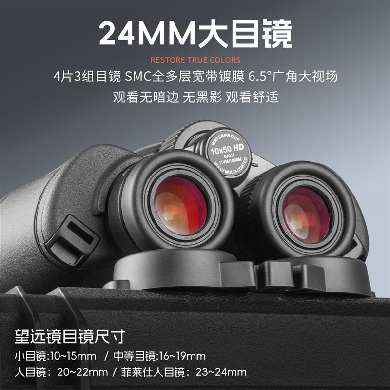 熊猫进晟双筒望远镜高倍高清专业级日夜两用观鸟寻蜂旅行观景专用