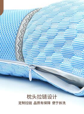 全荞麦壳枕头腰椎颈椎枕助眠圆柱硬枕骨形枕乔麦皮睡觉专用荞麦枕