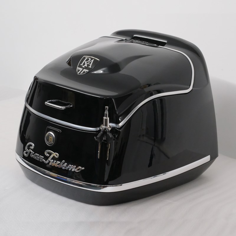 适用于RA GT150尾箱改装踏板机车后备箱载物箱复古后备箱配件