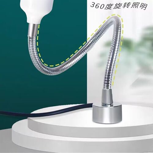 LED强磁软杆机床工作灯数控车床铣床24v机械三防灯220v防爆照明灯
