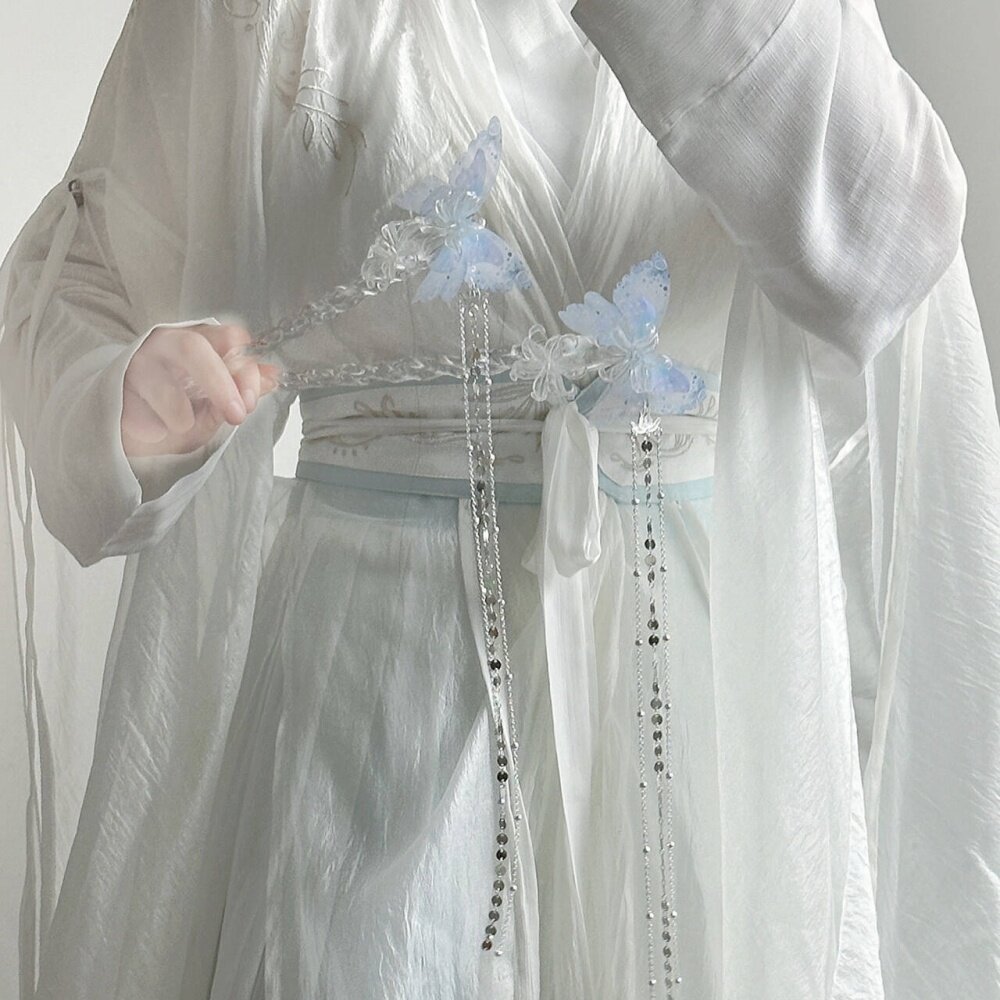 剧本杀贪欢武宁林江伴手礼蝴蝶流苏簪子原创汉服簪子闺蜜款蝴蝶