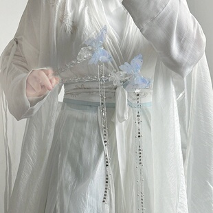 剧本杀贪欢武宁林江伴手礼蝴蝶流苏簪子原创汉服簪子闺蜜款蝴蝶