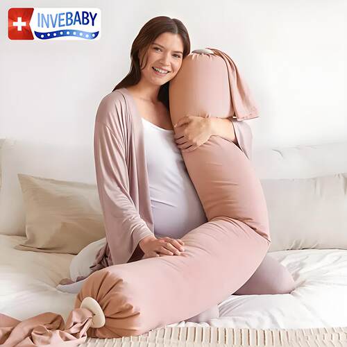 INVEBABY孕妇枕头长条护腰侧卧侧睡靠枕糖果孕妇枕哺乳枕孕妇礼物