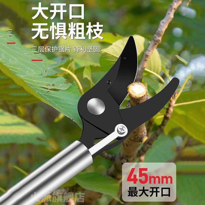 修剪树枝剪刀高空修枝剪果树园林专用园艺伸缩剪长杆不锈钢摘水果