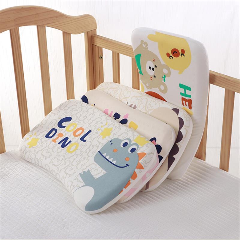 儿童枕头婴儿定型枕宝宝记忆棉枕头慢回弹透气幼儿园午睡方形枕新