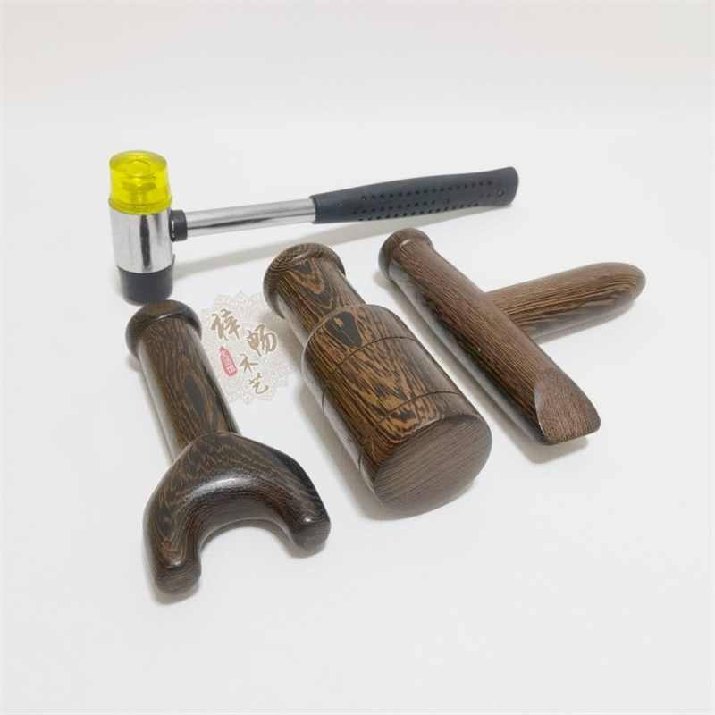 鸡翅木正骨器材脊柱矫正锤击工具 颈椎按摩锤正骨整脊椎锤
