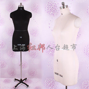 山木USA欧美码版房人台立体裁剪女人台女半身 服装模特道具可插针