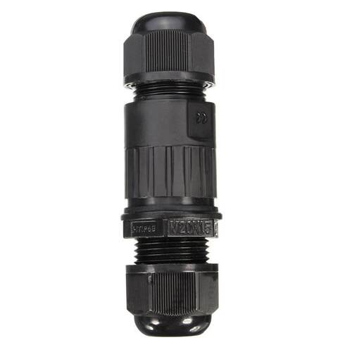 IP68线对线螺丝锁线压接式电缆接线组装防水连接器 水下连接接头