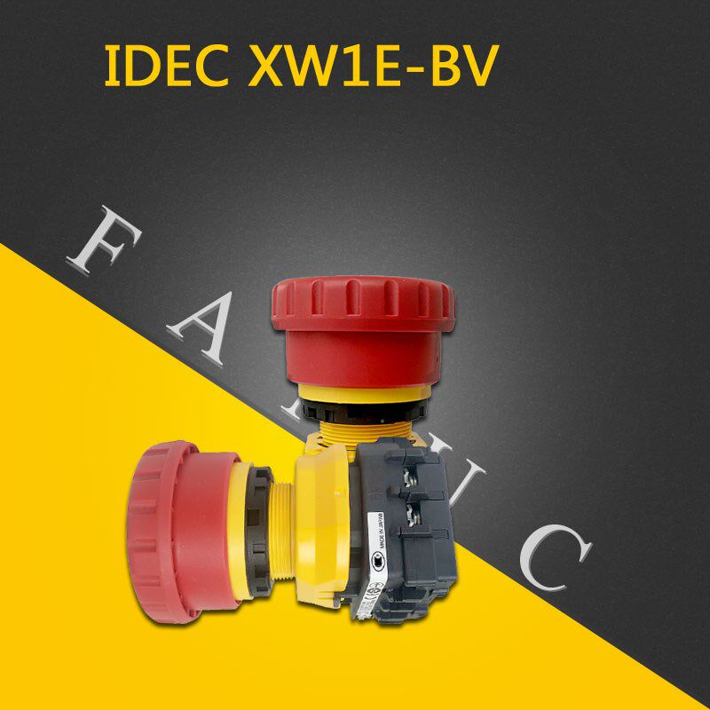 发那科FANUC系统急停按钮IDEC XW1E-BV小黄机急停开关 原装全新