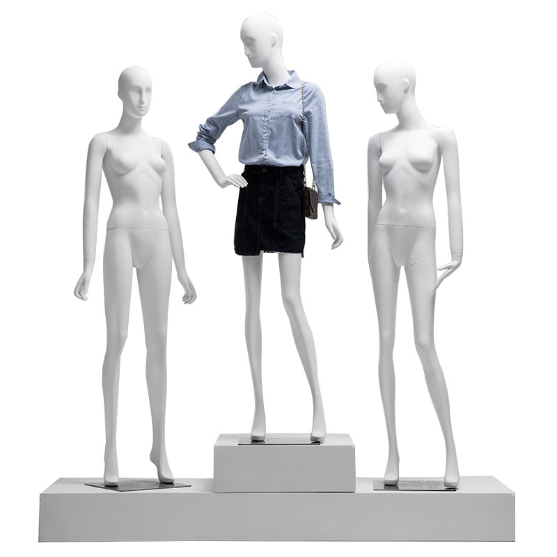 模特道具女全身服装店女装橱窗展示韩版哑光 人体假人婚纱模特架