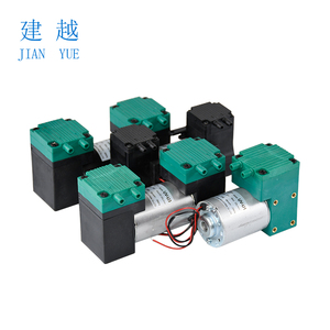 建越微型真空泵12v24v220V有刷直流泵型负压抽气大气吸气泵隔膜泵