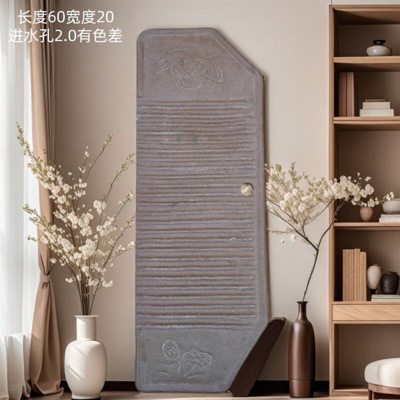 手工复古鱼缸水缸垫板置物架仿古陶瓷长方形流水板流水罐支撑隔板