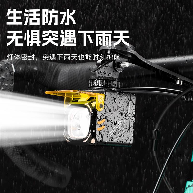 公路山地自行车强光夜骑灯夜间骑行手电筒吊装单车前灯照明灯夜行