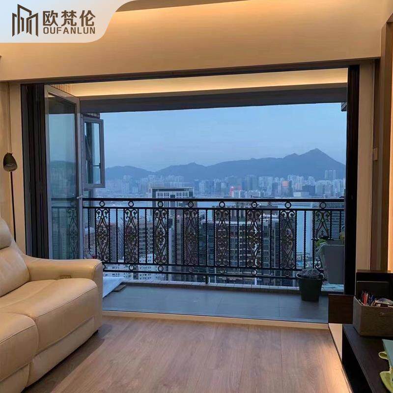 纱门防蚊门家用隐形折叠金刚网伸缩推拉式入户门阳台无轨新型纱门