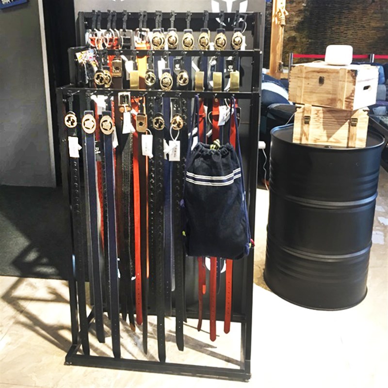 皮带架腰带展示架多功能货架服装店展示架子落地式多层腰带陈列架