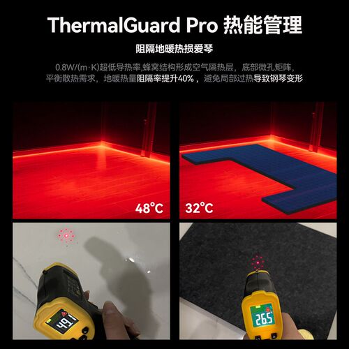 钢琴隔音地毯消音减震静音防潮隔热降噪立式钢琴专用吸音钢琴地垫