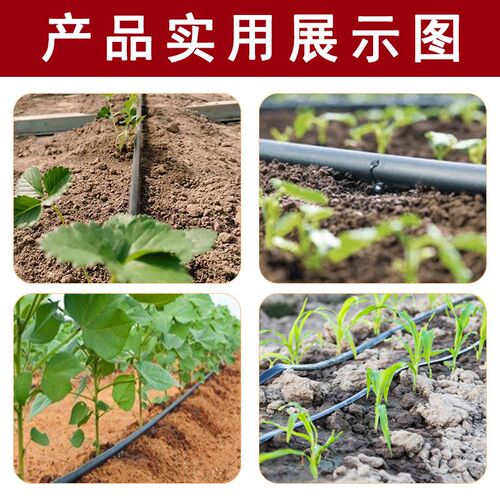旺美贴片式滴灌带浇水管滴管农用滴灌管大棚蔬菜滴喷管带灌溉设备