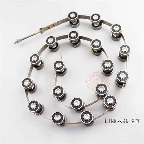 电梯不锈钢回转链LINK扶梯19节回转链滑轮群适用西子OTIS奥的斯