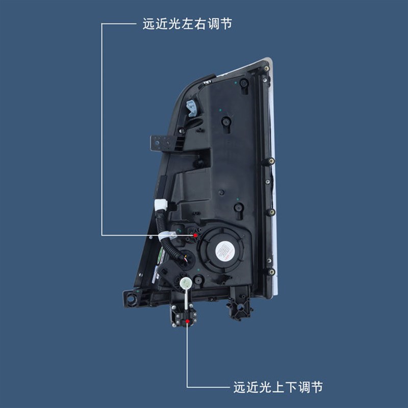 知威重汽豪沃g5x大灯总成悍将透镜led前大灯2018新款轻卡统帅配件
