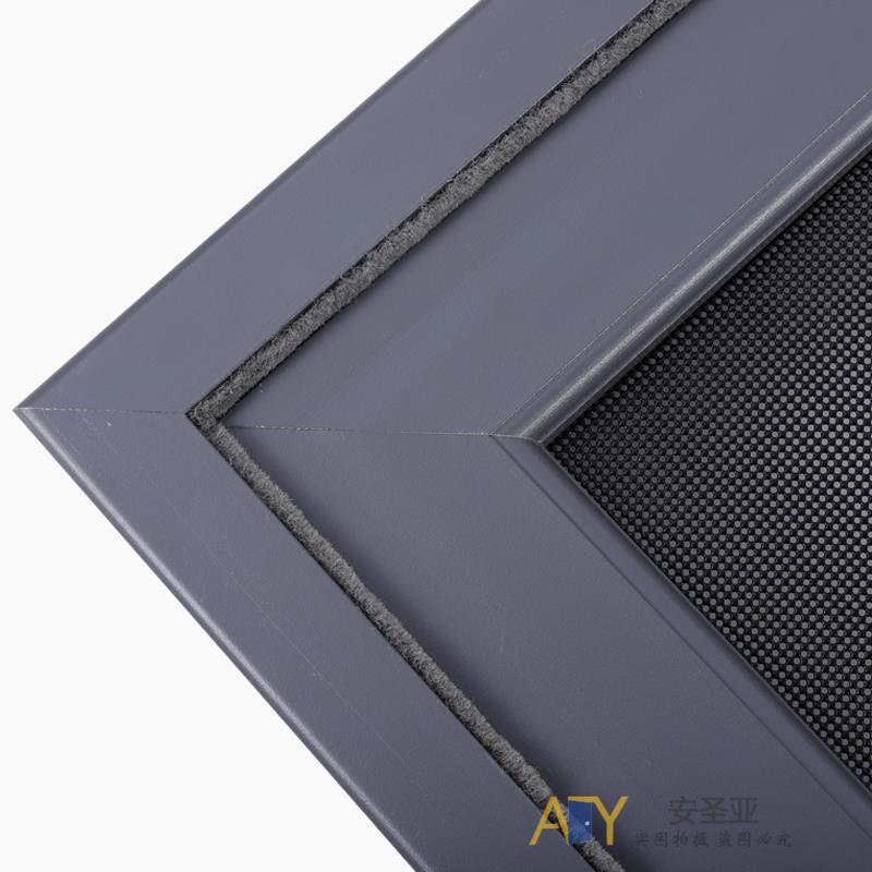 定制内开带锁可拆卸304金刚网纱窗网自装框中框铝合金平开防蚊盗