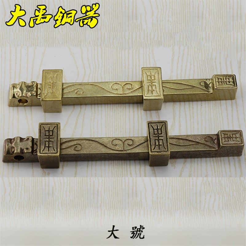 中式仿古门栓插销锁黄铜老式加厚户外古建大门锁实木门栓锁扣门闩