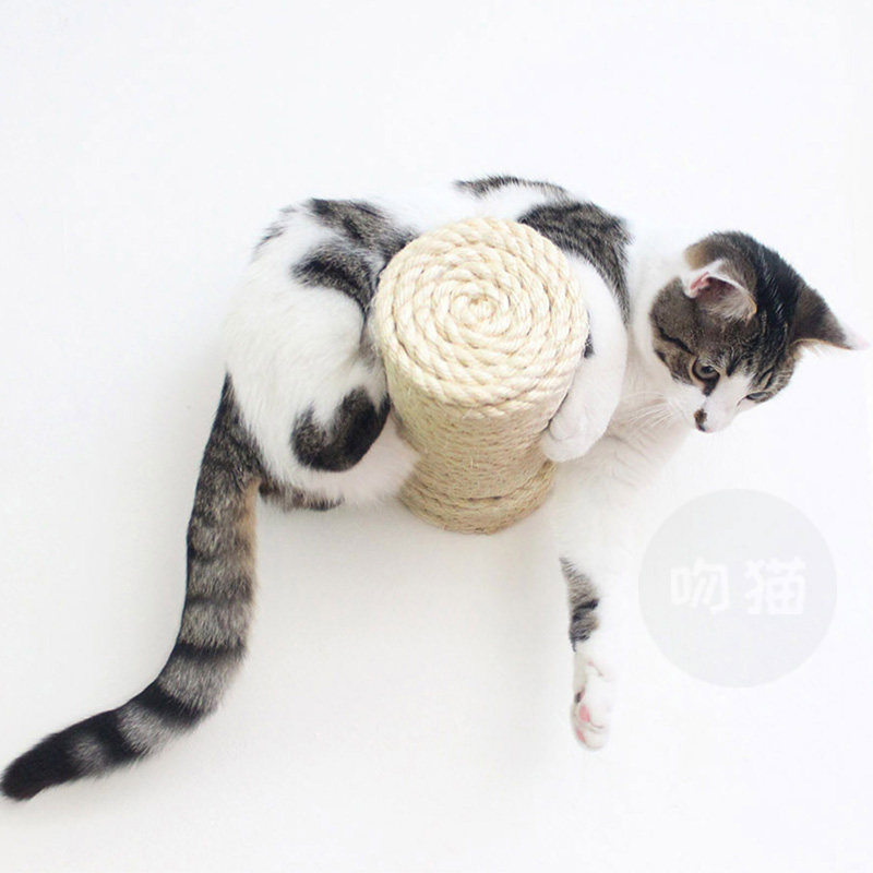 剑麻猫窝壁挂猫爬架实木猫窝 爬架猫抓 麻绳猫具猫爬道猫 房 别墅