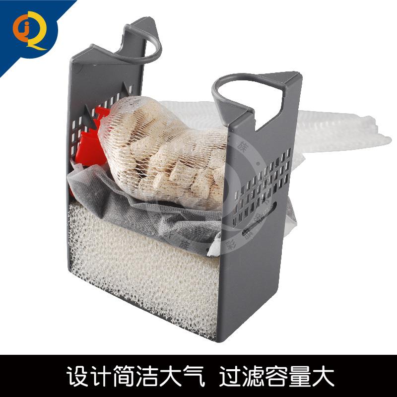赫根富华鱼缸瀑布过滤器清水壁挂过滤器净水培菌小型鱼缸外置过滤