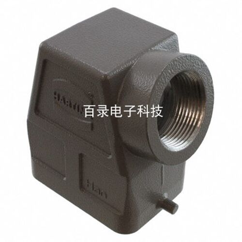 HARTING重载连接器 09300060543 哈丁6针6芯高结构侧出上壳PG29