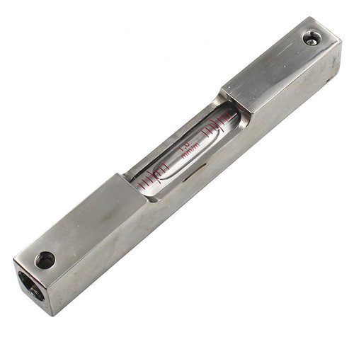 不锈钢材质迷你小型条式水平仪台球桌调平长条水平尺精度1.0mm/m