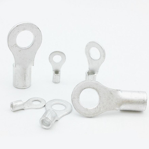 OT4-4 冷压圆形O型裸接线端子线鼻子 厚0.7MM 黄铜1000只
