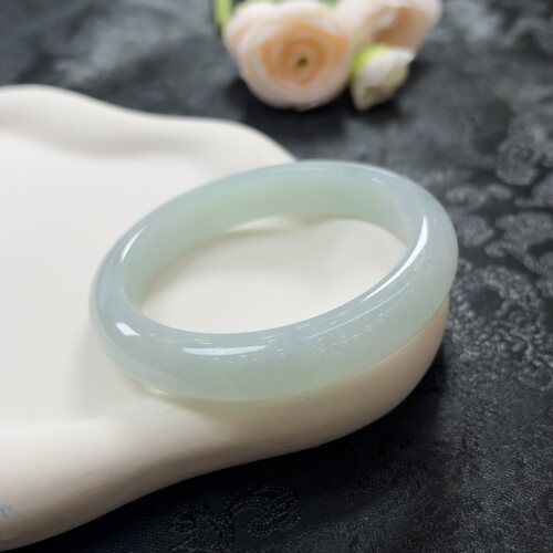 【老爸评测】 QC002 天然缅甸A货翡翠手镯