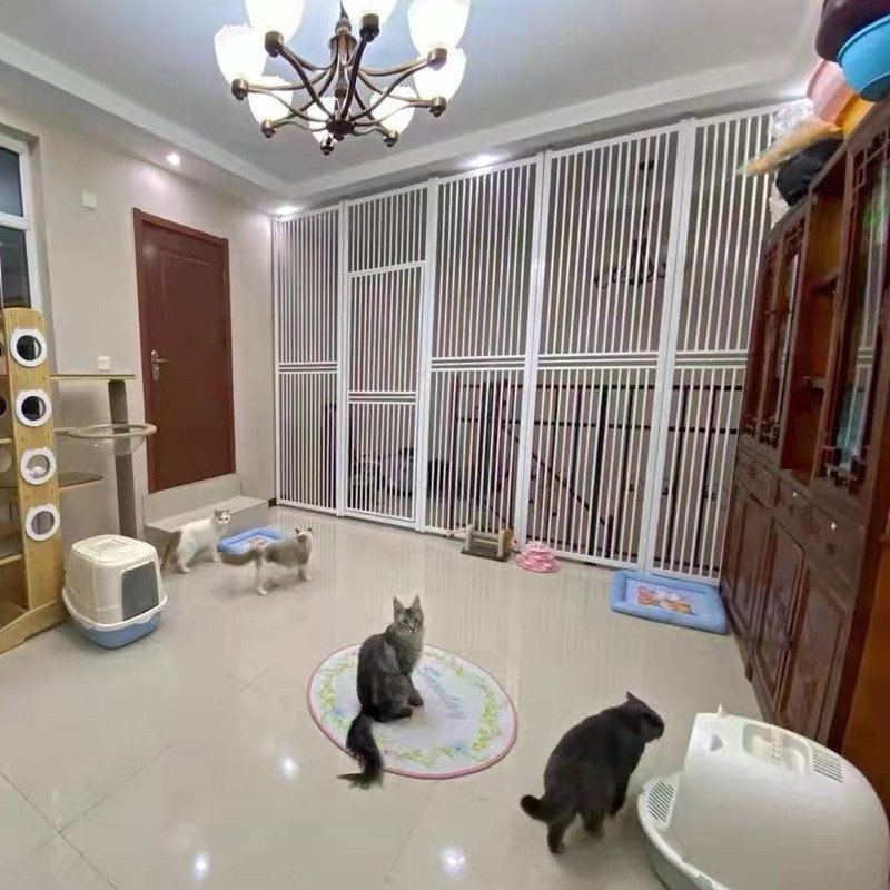 免打孔宠物挡栏防猫咪狗门栏围栏栅栏隔离栏猫护栏防跳室内可定制