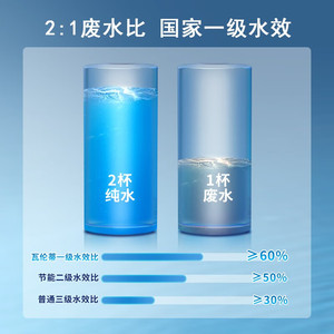 瓦伦蒂净水器ro反渗透净水机家用直饮600G厨房自来水过滤器纯水机