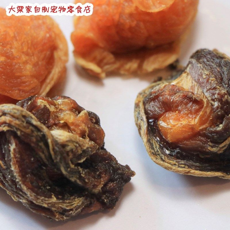 大栗家狗狗零食鸡鸭肉干绕蛋黄美毛卵磷脂营养补钙磨牙棒泰迪比熊图片