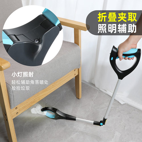 垃圾夹拾物器折叠卫生钳环卫加长取物神器下水道钳子捡垃圾的夹子
