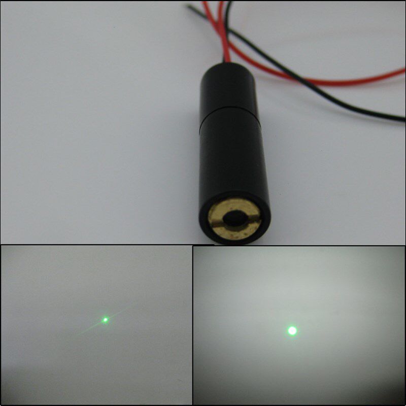 绿光激光器8mm小尺寸镭射模组532nm绿光点光源打点指示器定位灯