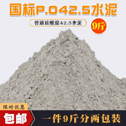水泥硅酸盐po42.5大学实验425山水修补漏洞快干普通硅酸盐黑水泥