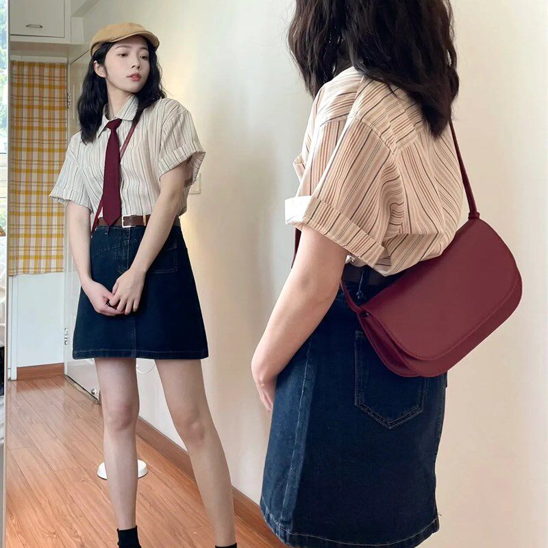 高腰牛仔短裙女夏季薄款大码胖mm遮肚显瘦小个子a字包臀半身裙子