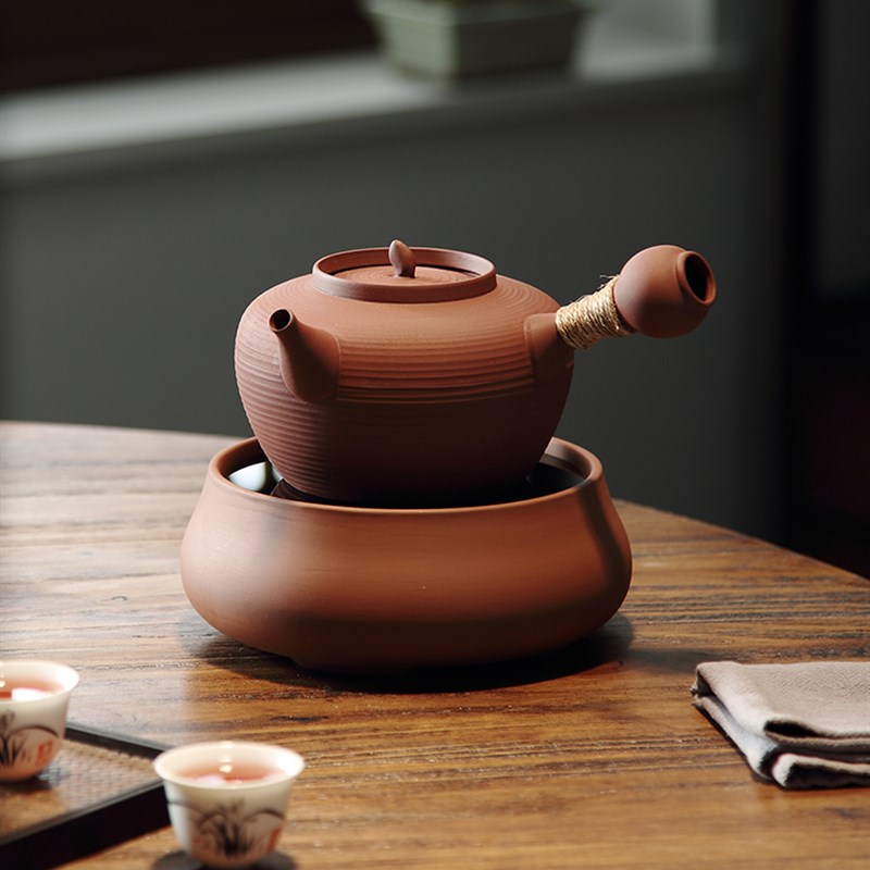 品陶堂电陶炉茶炉老岩泥套装烧水壶小家电茶壶茶具泡茶壶紫砂壶