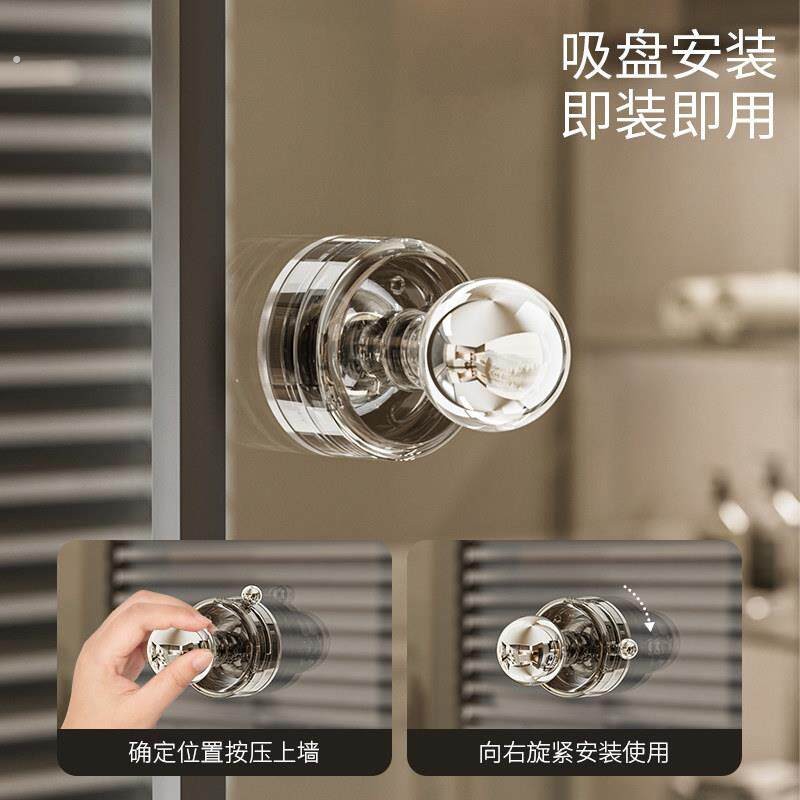 吸盘门把手厨房拉门扶手窗户玻璃拉门手柄免打孔冰箱整体整体橱柜