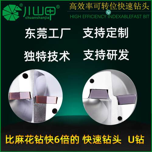 U钻快速钻头刀杆车床用数控WC暴力钻SP平底喷水钻头